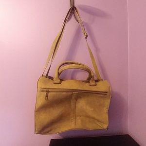 Olive green handbag